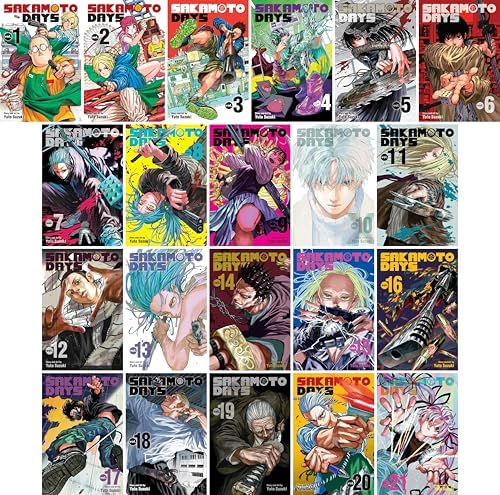Sakamoto Days Manga 12-book Set Vol.1-12 by Yuto Suzuki: Yuto